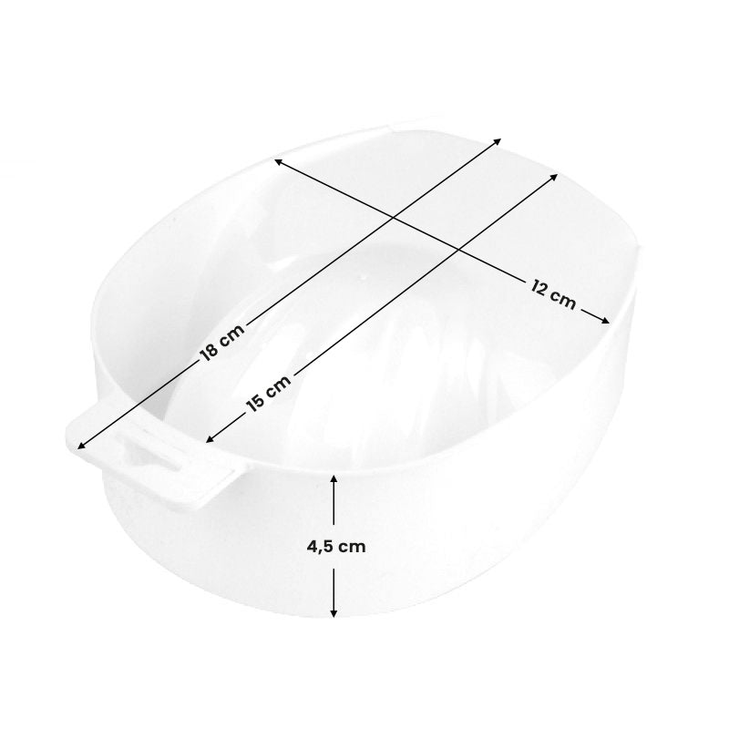 Manicure bowl white