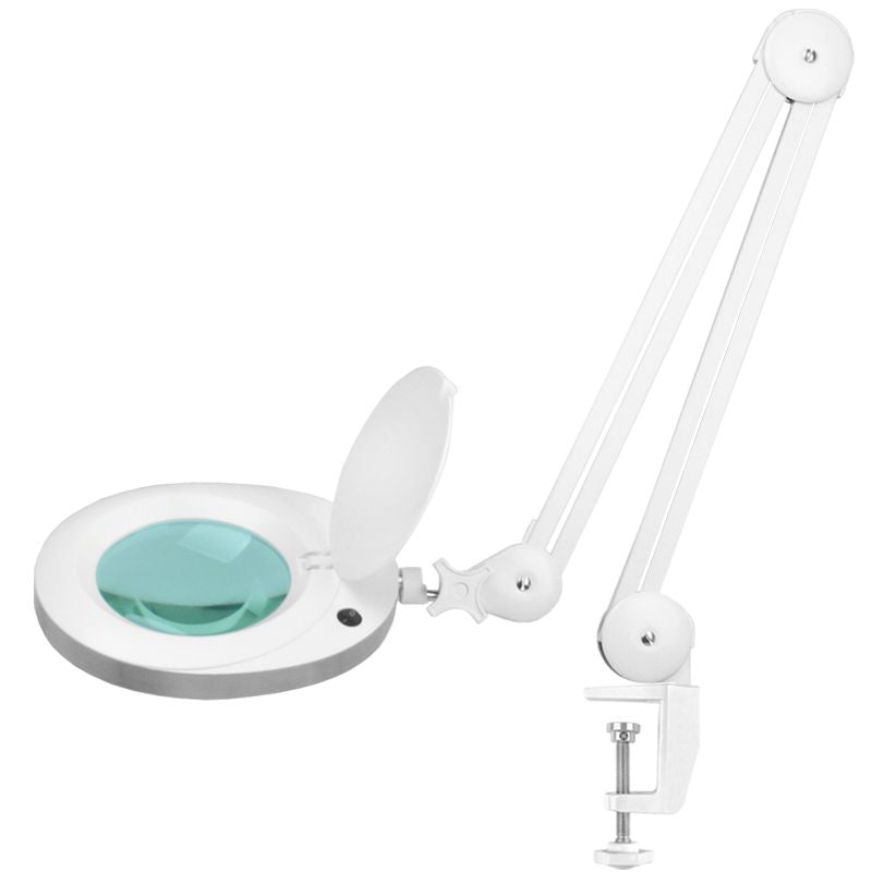 Lámpara Lupa LED 60 SMD 5D con Abrazadera Elegante 6025 Blanca