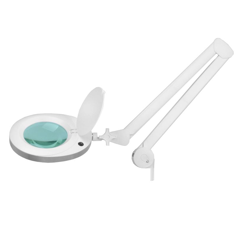 Lámpara Lupa LED 60 SMD 5D con Pie Elegante 6025 Blanca