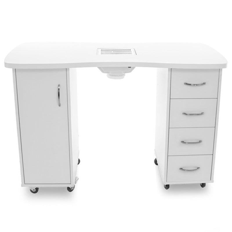 Mesa Manicura 2027 Blanco con Aspirador