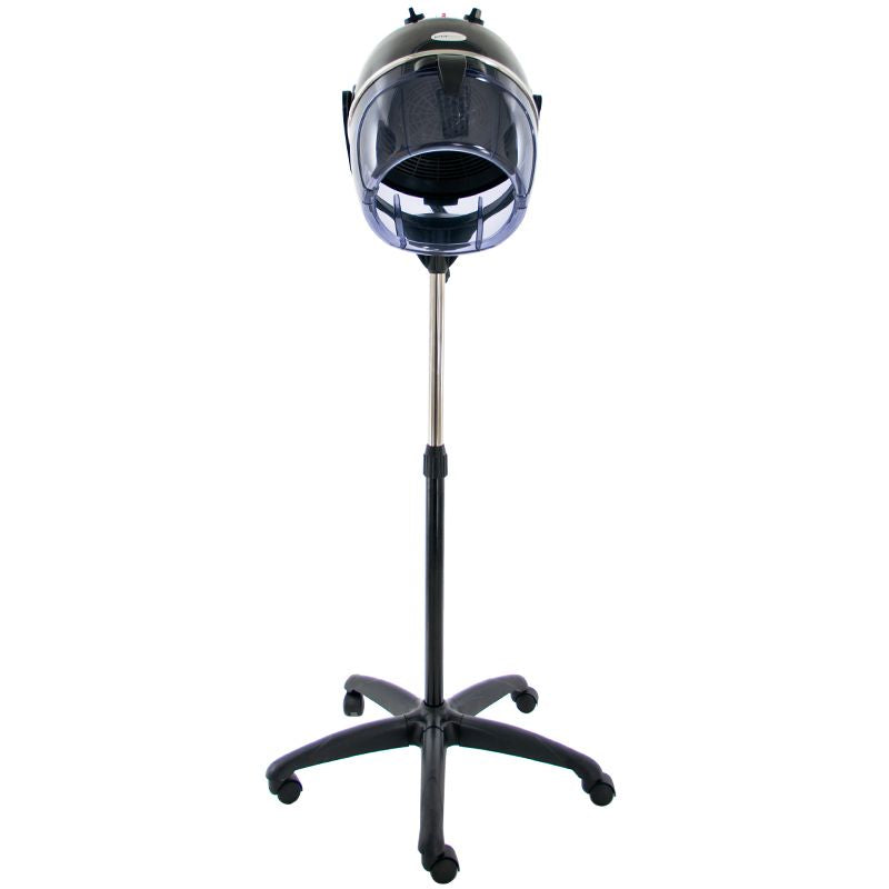 Secador de Casco de Pie Gabbiano LI-202S con Doble Velocidad Negro