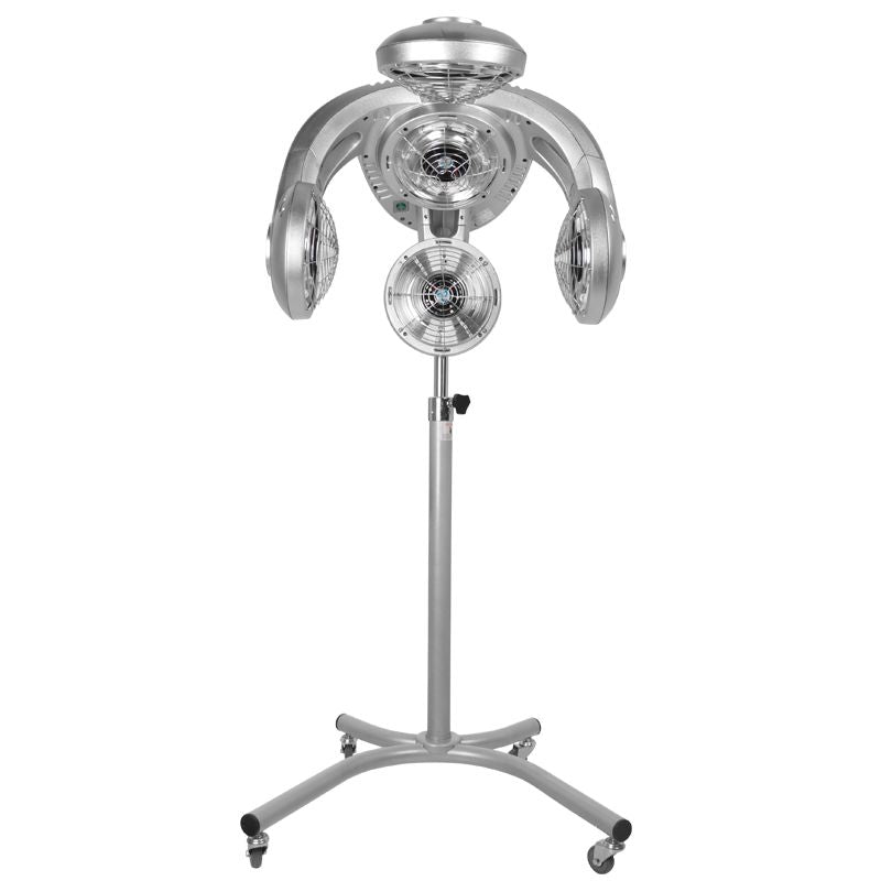 Secador de Casco de Pie Gabbiano Infrazón GL-505S Plata