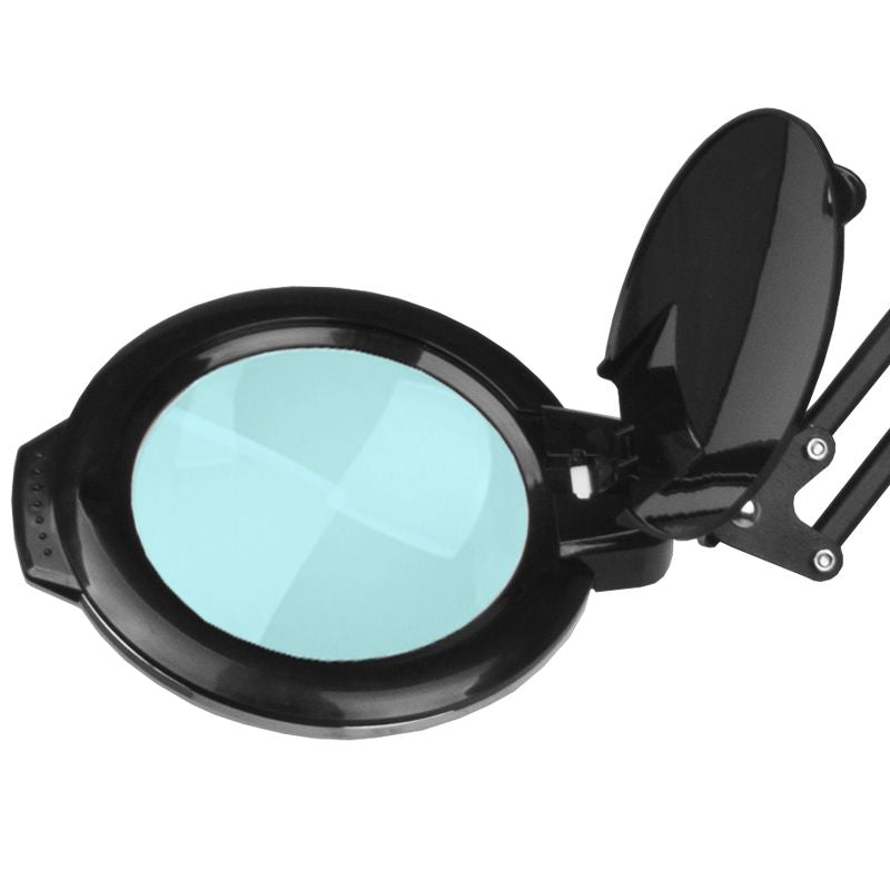 Lámpara Lupa LED SMD 5D con Abrazadera Glow Moonlight 8013 Negra