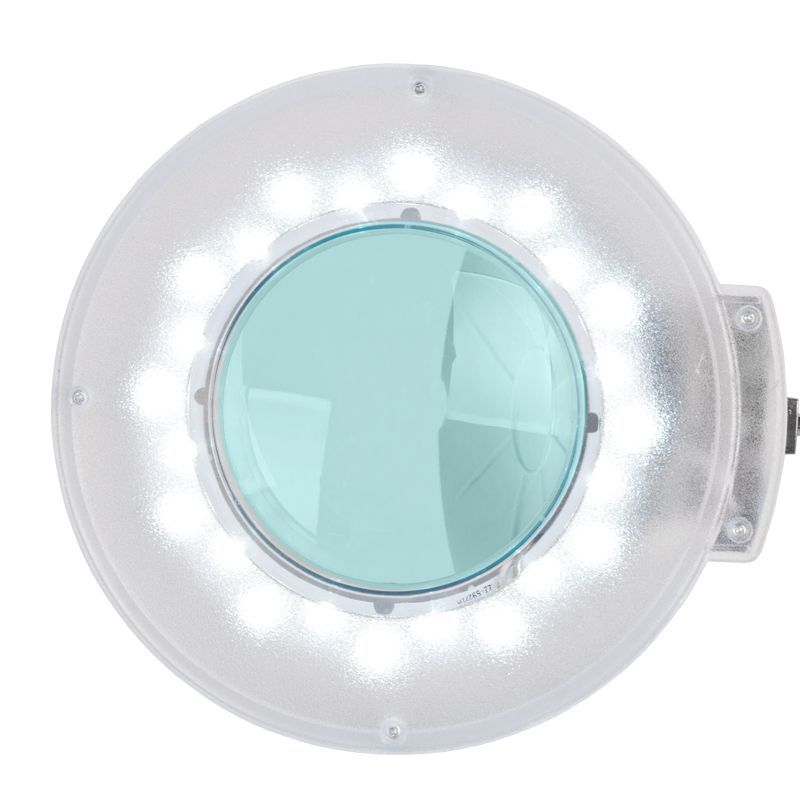 Lámpara Lupa LED 5D con Pie S4 Blanca