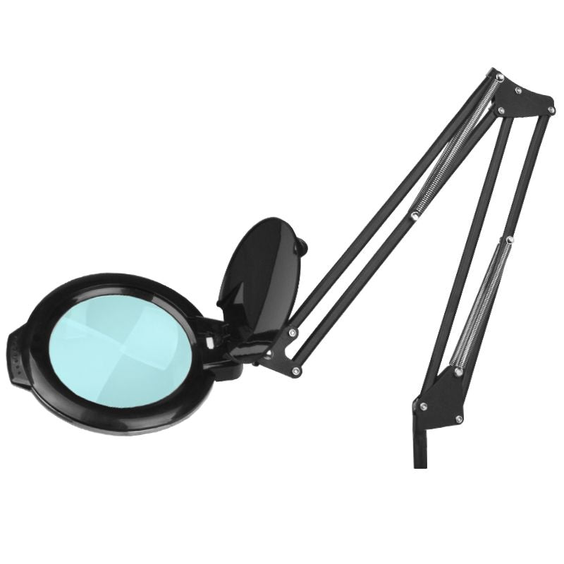 Lámpara Lupa LED SMD 5D con Pie Glow Moonlight 8013 Negra