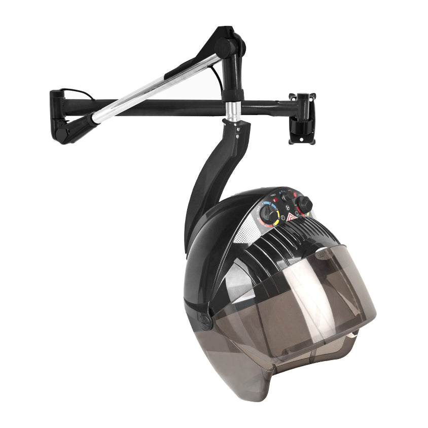Secador de Casco Pared Gabbiano Centurion DVI-303W con Triple Velocidad Ionic Negro