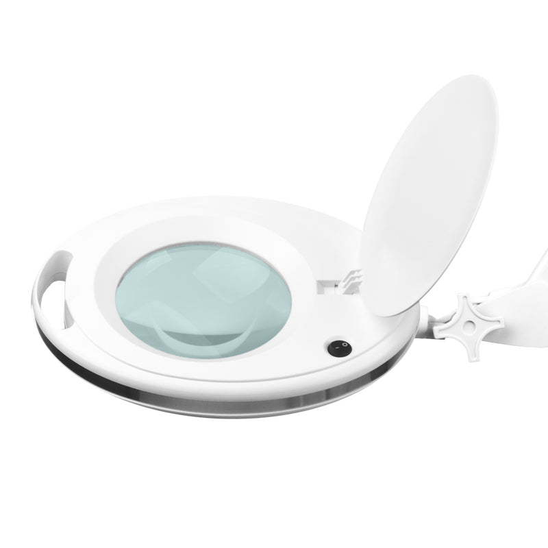 Lámpara Lupa LED 60 SMD 5D con Abrazadera Elegante 6027 Blanca