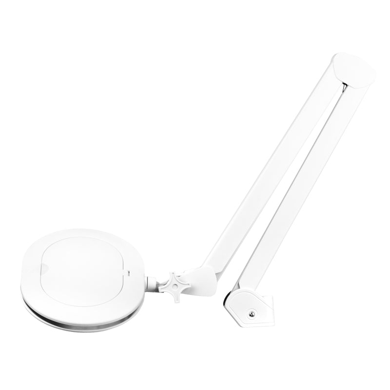 Lámpara Lupa LED 60 SMD 5D con Abrazadera Intensidad Ajustable Elegante 6028 Blanca