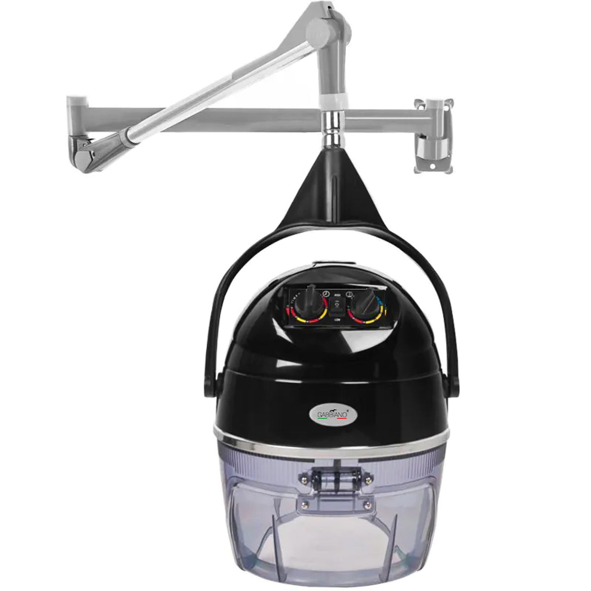 Secador de Casco Pared Gabbiano DII-301W con Doble Velocidad Negro