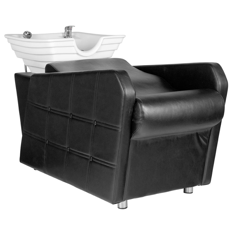 Hair system hsb07 hairdressing wash unit black