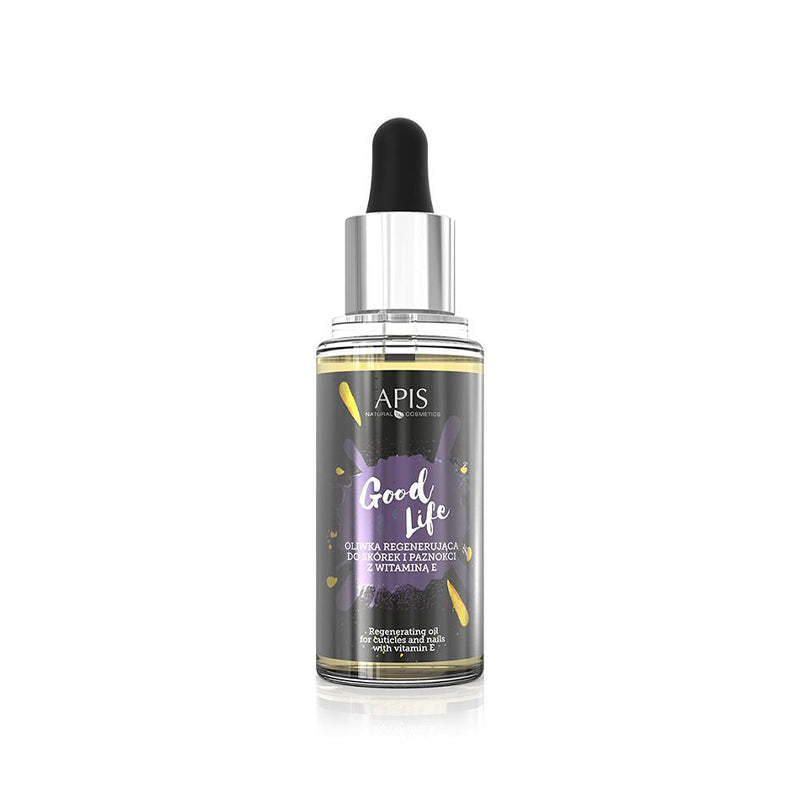 Apis good life regenerating oil for cuticles and nails with vitamin E, 30 ml