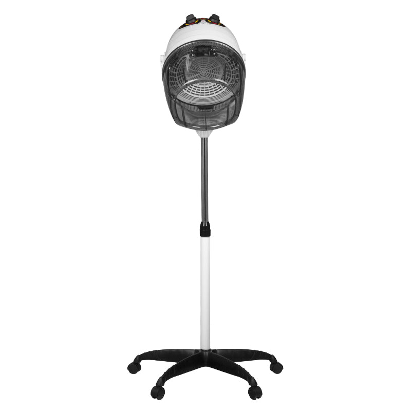 Secador de Casco de Pie Gabbiano 1600 con Monovelocidad Blanco