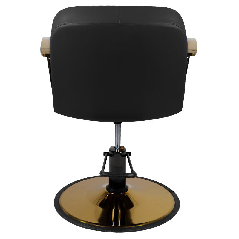Sillón de peluquería Gabbiano Bologna Negro Oro