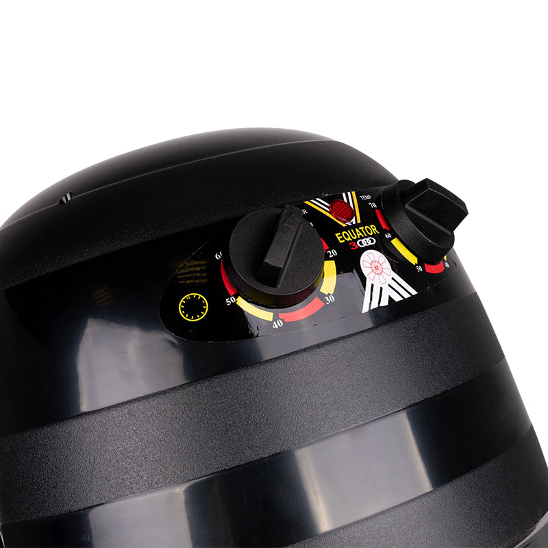 Secador de Casco Pared Gabbiano 1600A con Monovelocidad Negro