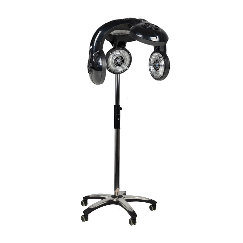 Secador de Casco de Pie Gabbiano Infrazón 938 Negro