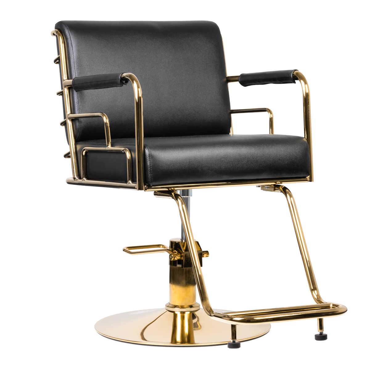 Sillón de peluquería Gabbiano Prato Oro-Negro