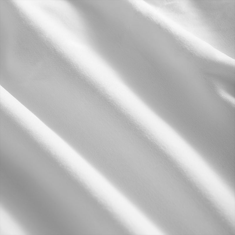 Funda de Sillón Terciopelo Blanco