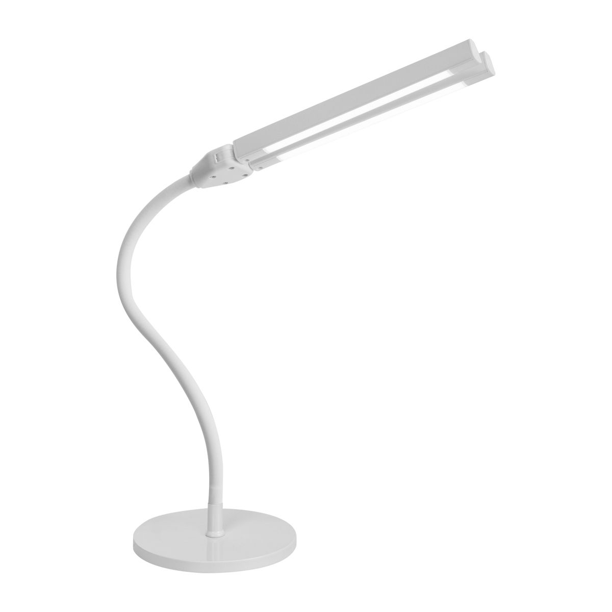 Lampara de Escritorio LED con Intensidad de Luz Ajustables Glow 6020 Blanca