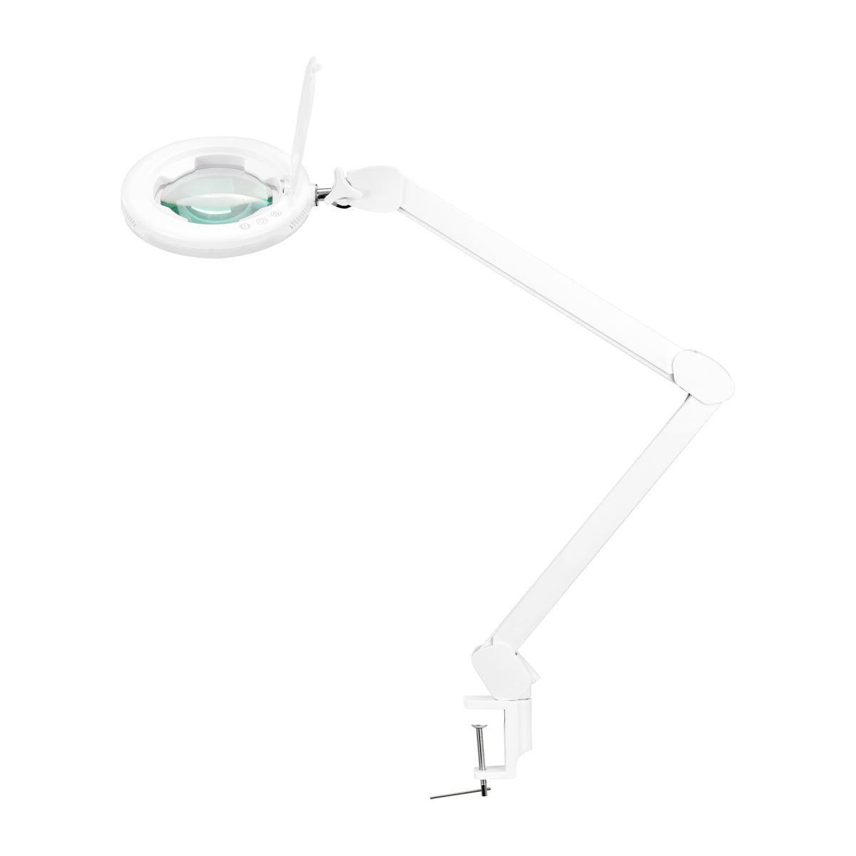 Lámpara Lupa LED SMD 5D con Abrazadera Glow 8021 Blanca