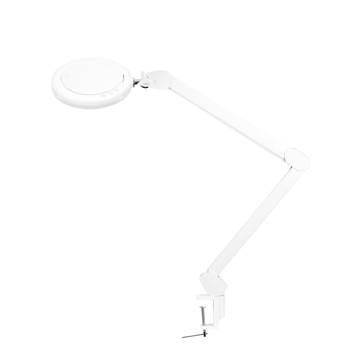 Lámpara Lupa LED SMD 5D con Abrazadera Glow 8021 Blanca