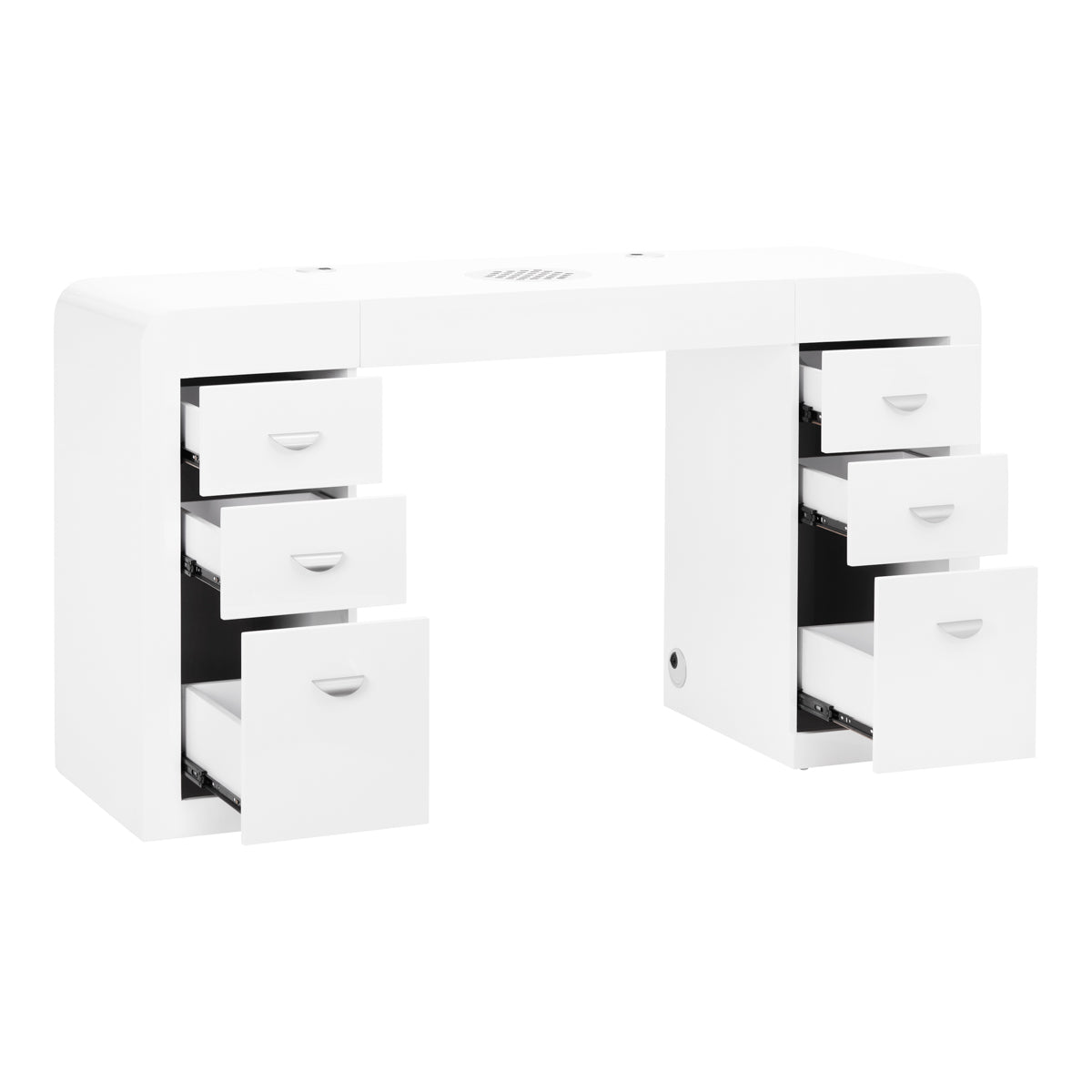 Mesa Manicura 314 Blanco con Aspirador