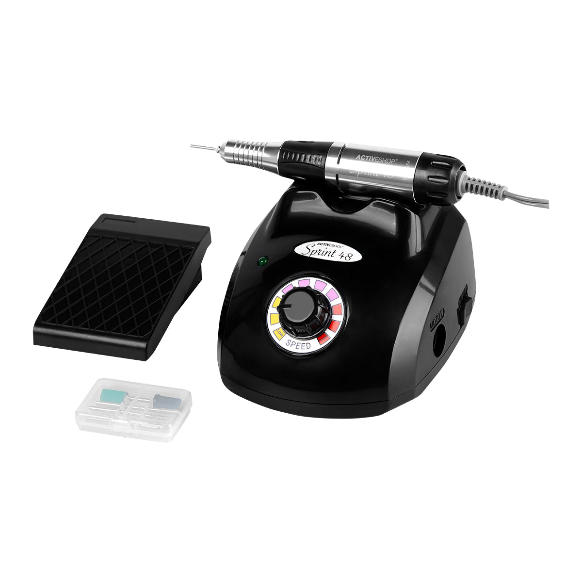 Torno para Uñas Sprint 48 Basic Negro
