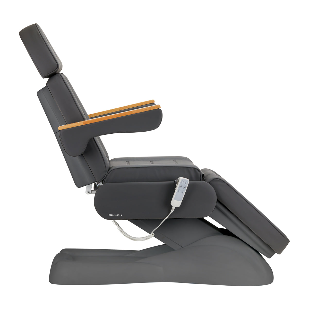 Sillón Estético Eléctrico Lux 273B 3 Motores Gris-Gris