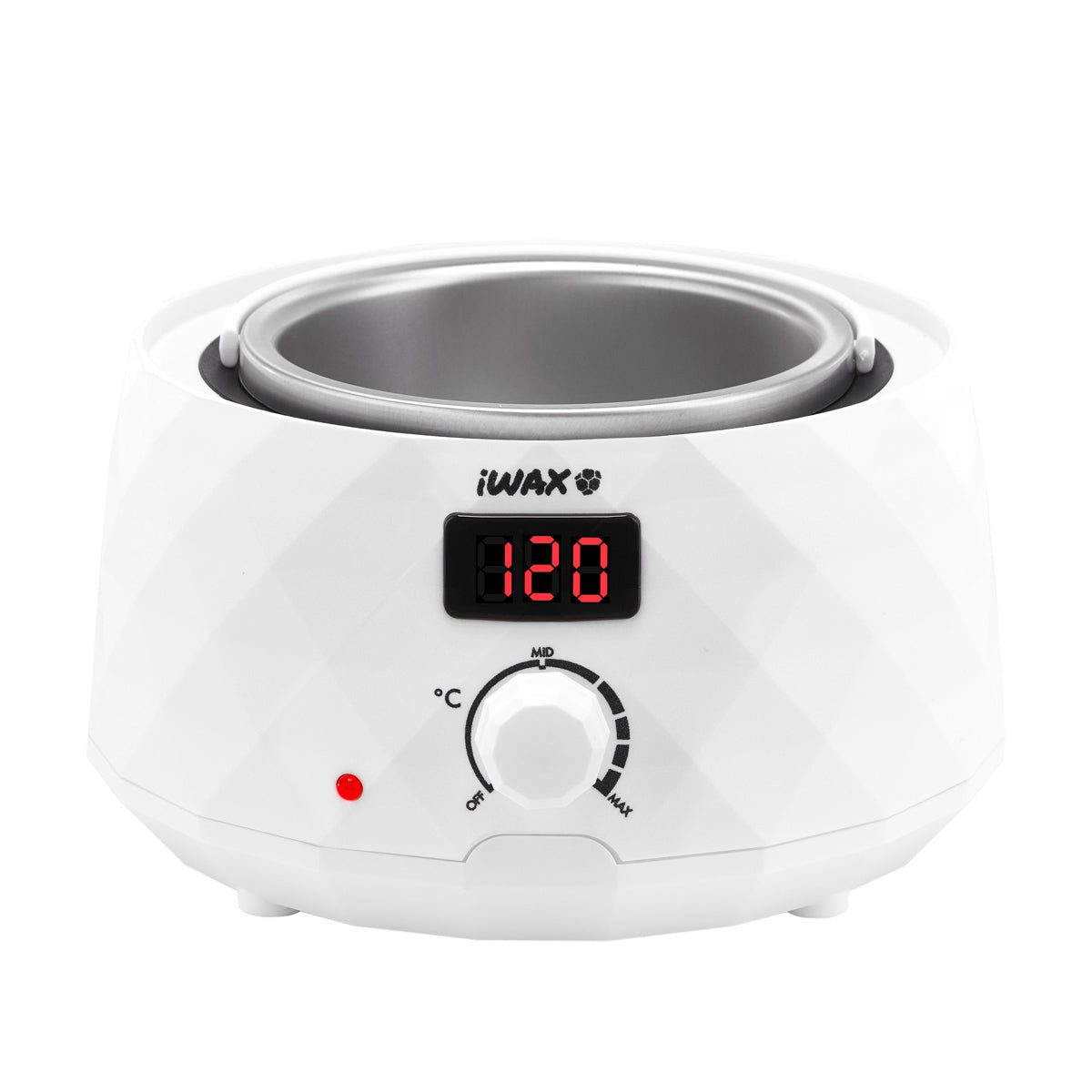 Calentador de Cera Olla iWax Diamond Tech 400ml 100W Blanco