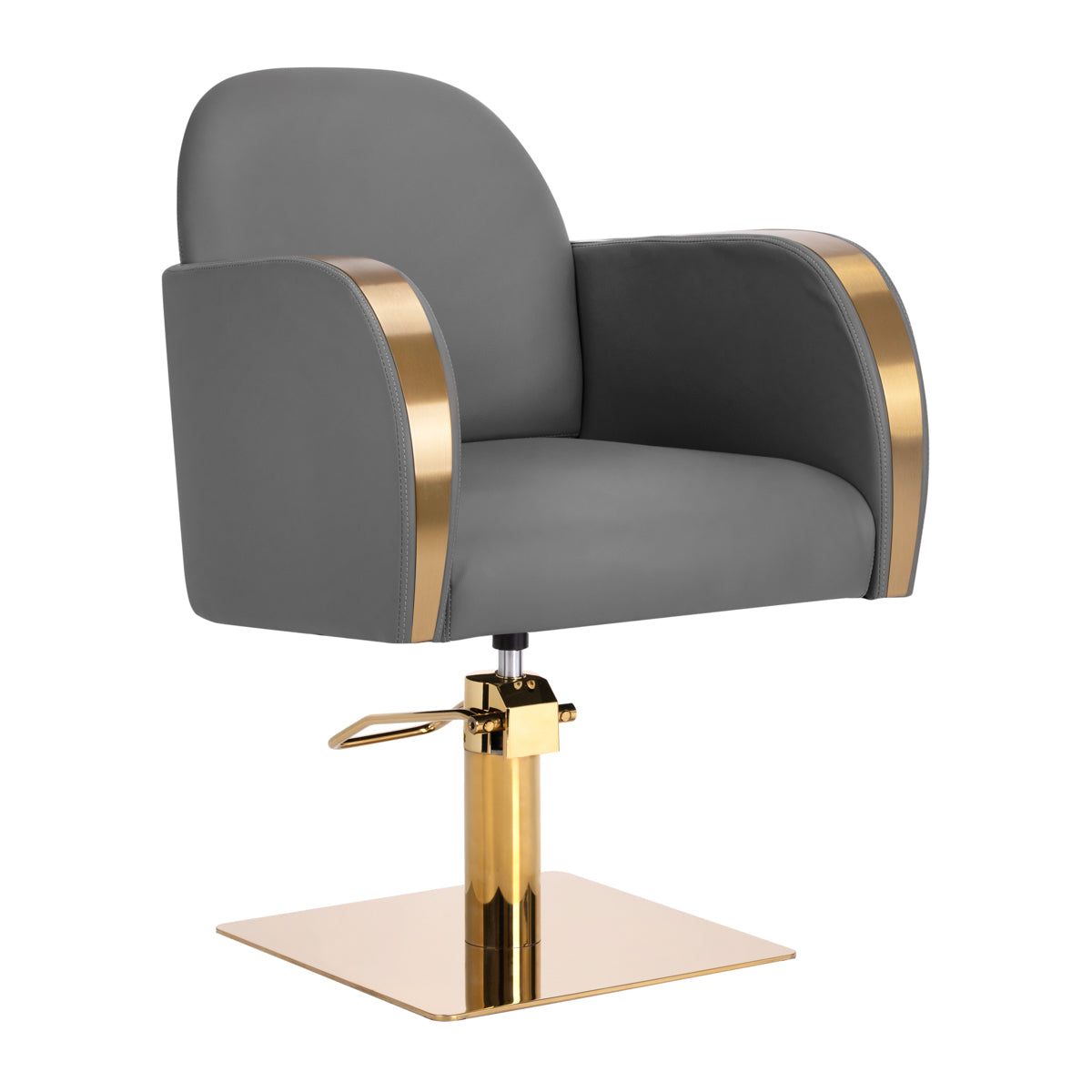 Sillón de peluquería Gabbiano Malaga Oro Gris