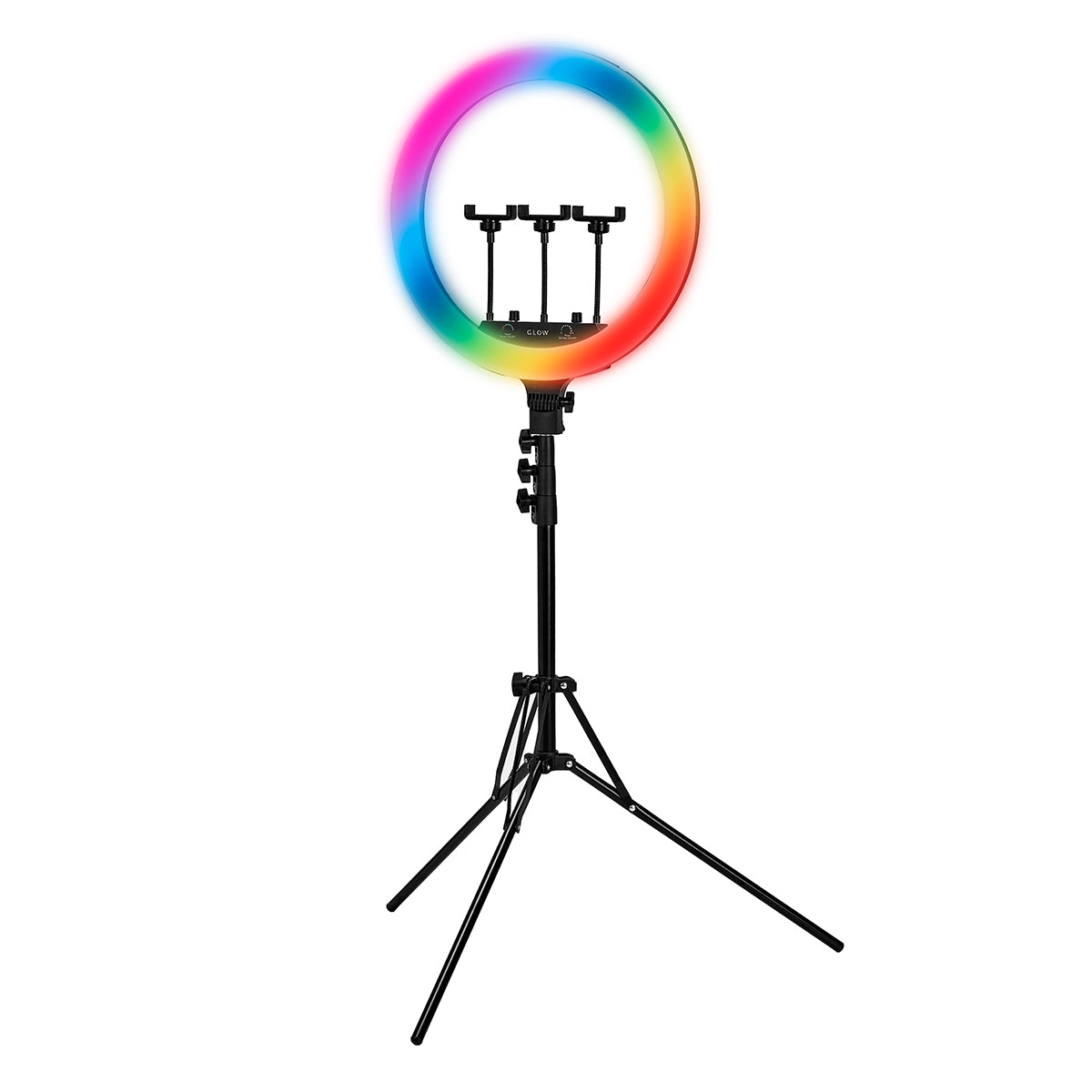 Aro de Luz con Trípode Glow 18" 45W Negro RGB