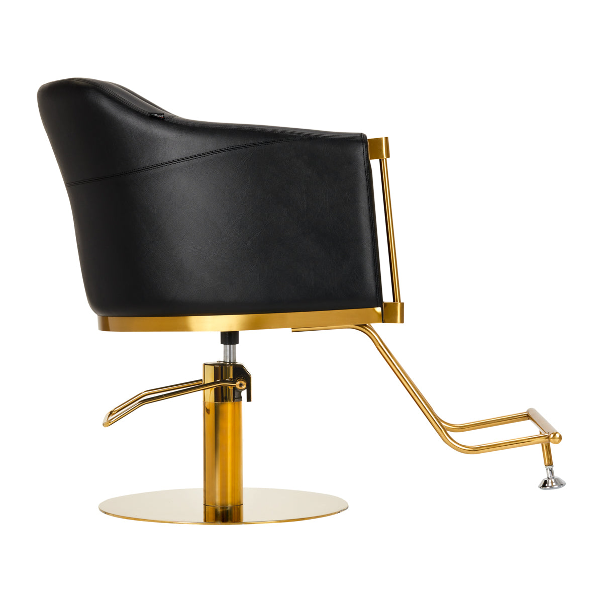 Sillón de peluquería Gabbiano Burgos Oro-Negro