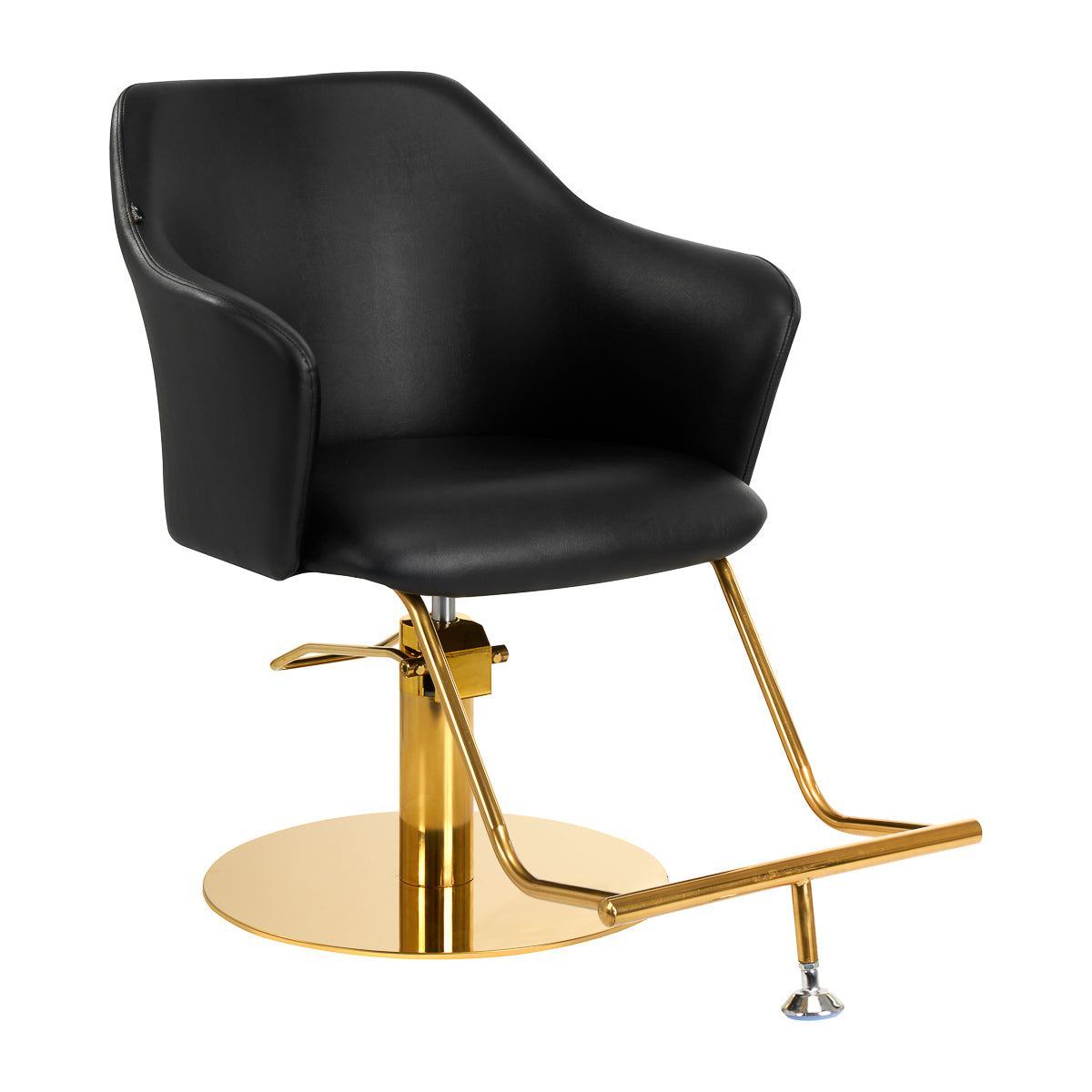 Sillón de peluquería Gabbiano Marbella Oro Negro