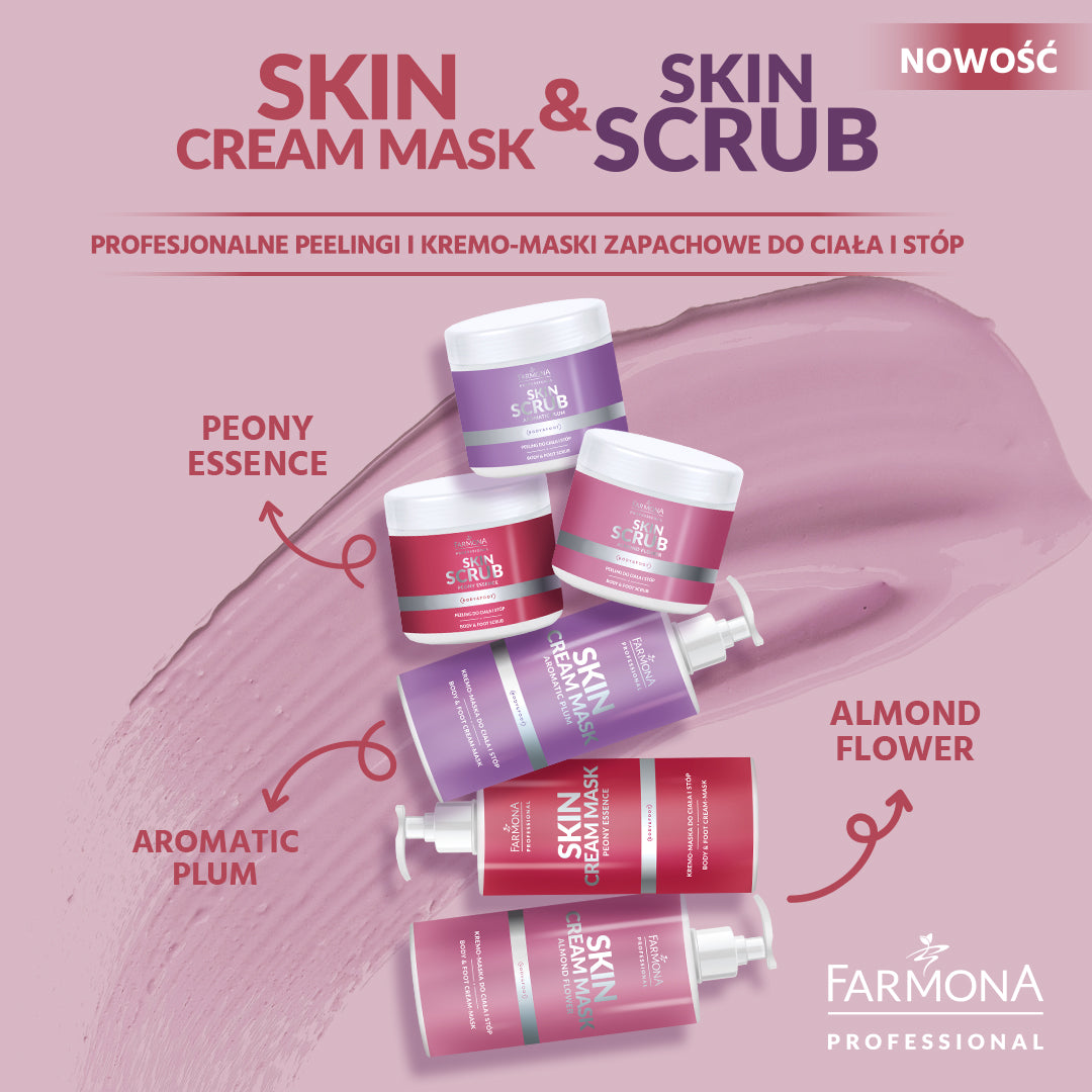 Exfoliante corporal y para pies aromático de ciruela Farmona Skin scrub 500 g