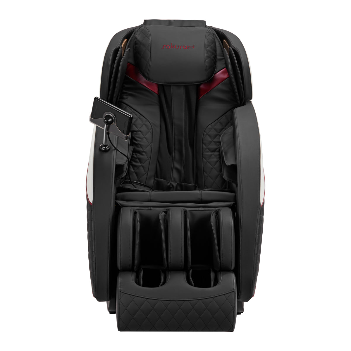 Sillón de Masaje Eléctrico Sakura Standard 801 Negro-Rojo