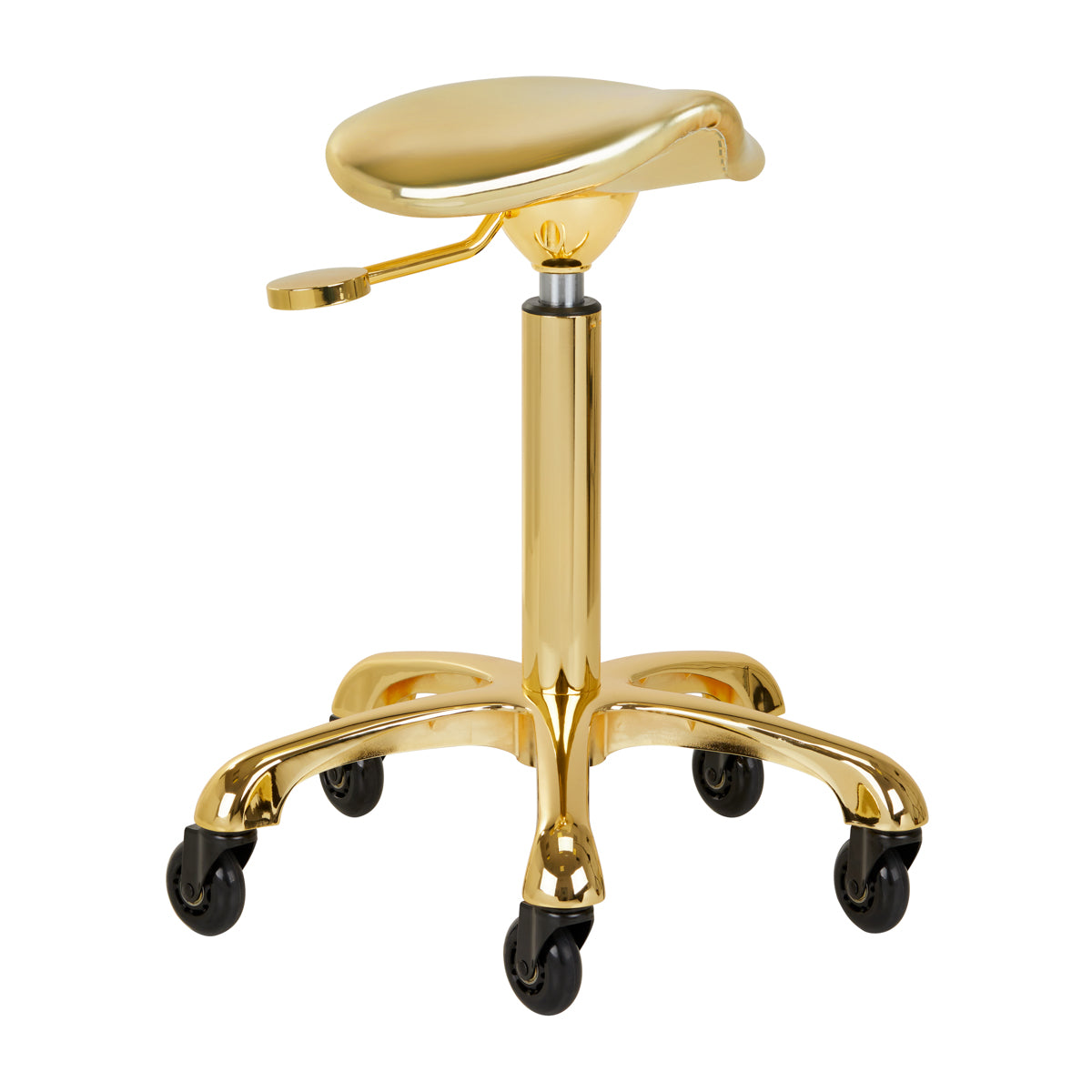 Taburete con Ruedas Gabbiano Roll Speed Oro