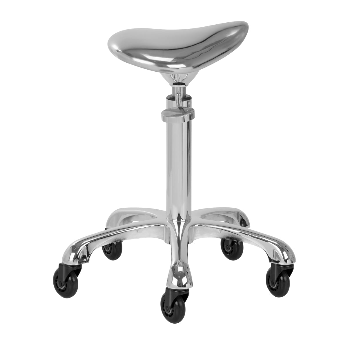 Taburete con Ruedas Gabbiano Roll Speed Plata
