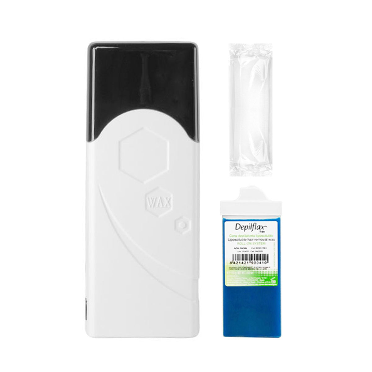 Depilation kit iWax single roll F-0 40W white + roll + strips