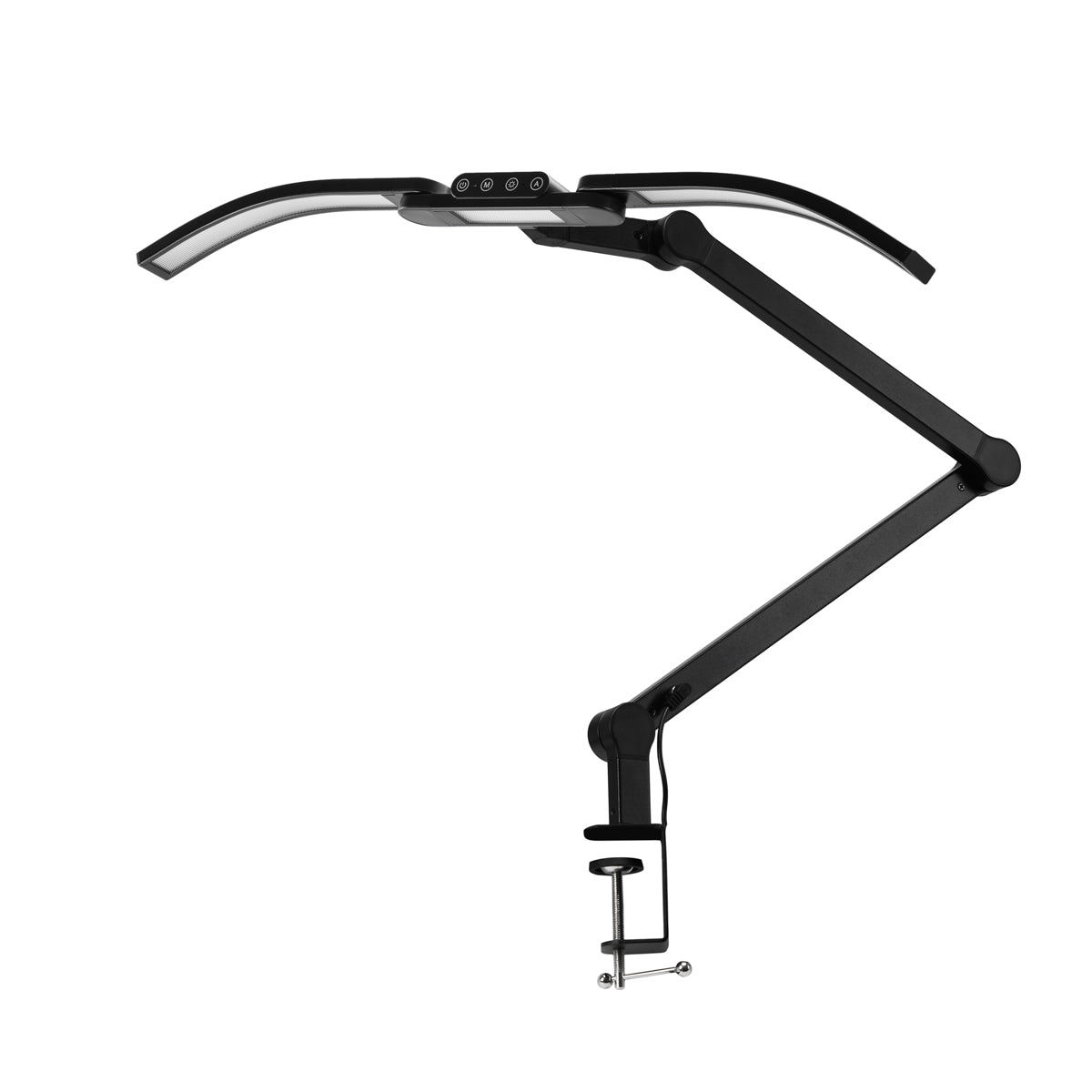 Lámpara de tratamiento para manicura Glow L05 curvada para mesa negra