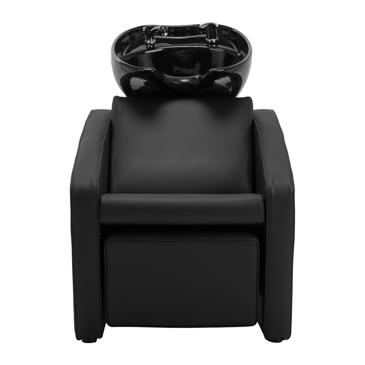Lavacabezas Gabbiano Emma con Reposapiés Eléctrico Negro