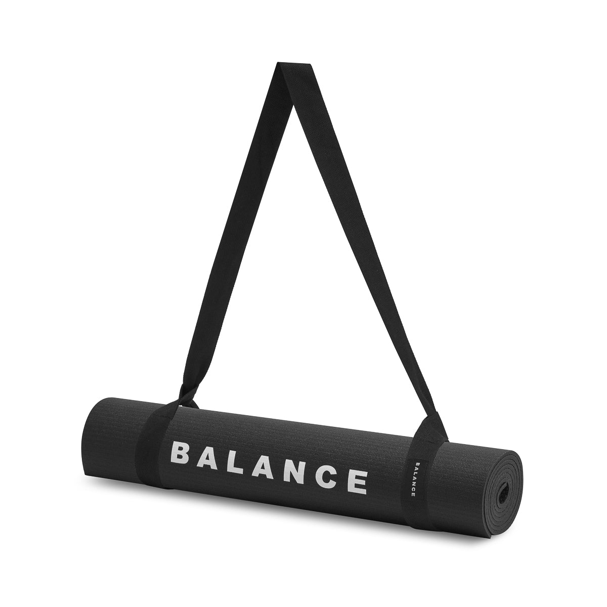 ESTERA DE YOGA BALANCE PVC NEGRA
