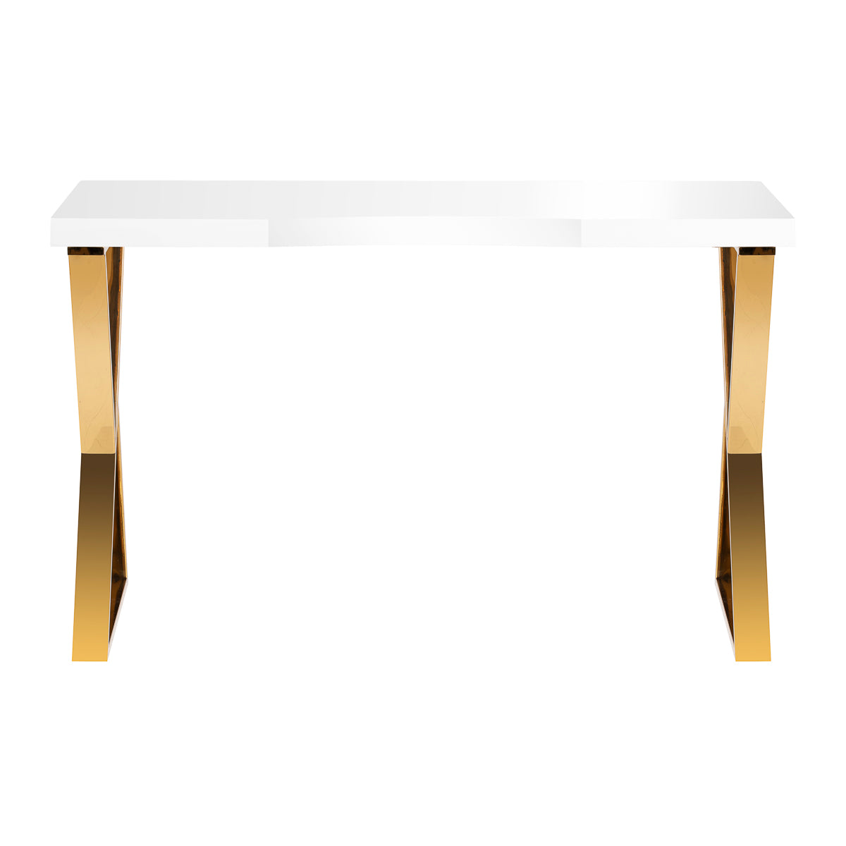 Mesa Manicura Momo 04 Oro-Blanco