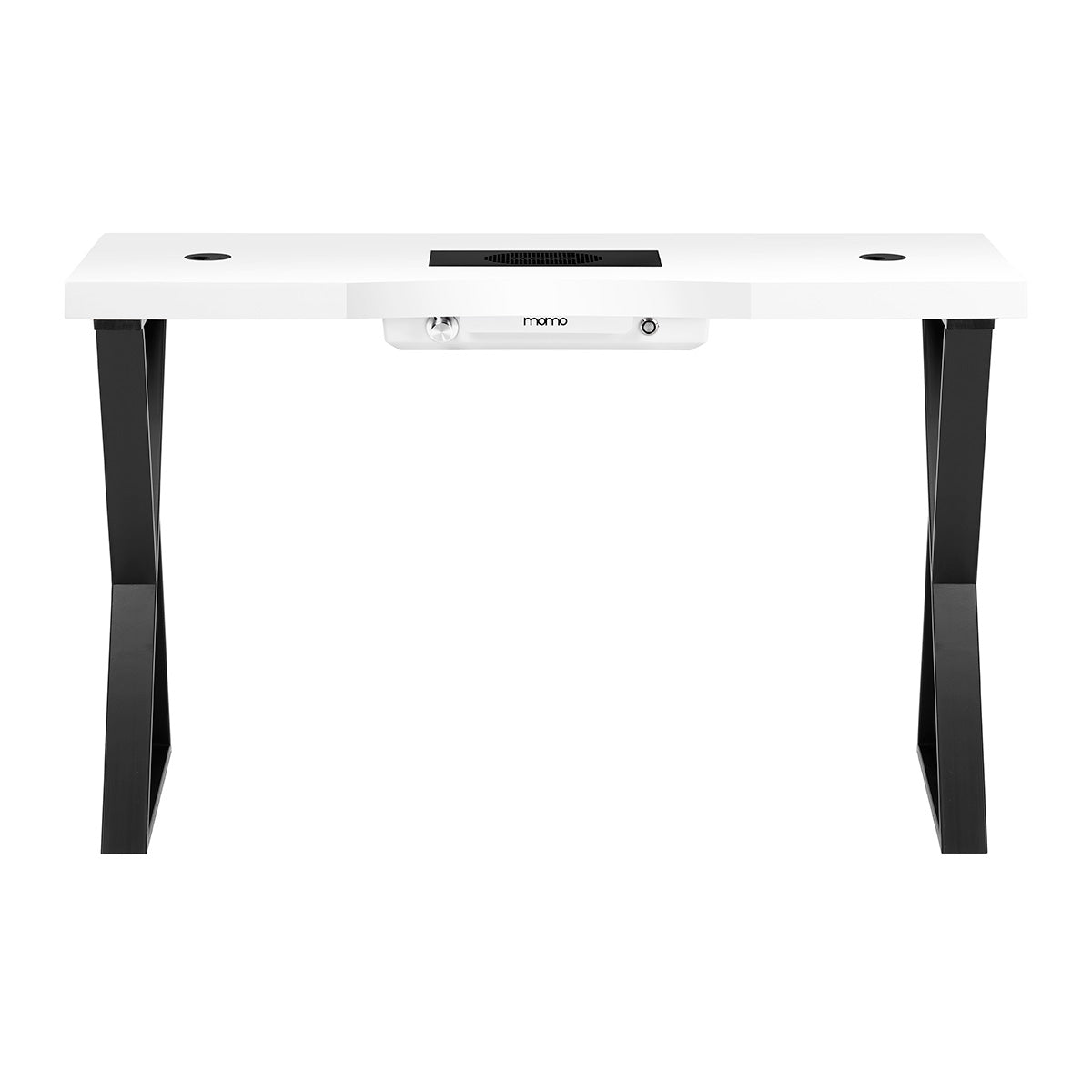 Mesa Manicura Momo 04 Negro-Blanco con Aspirador