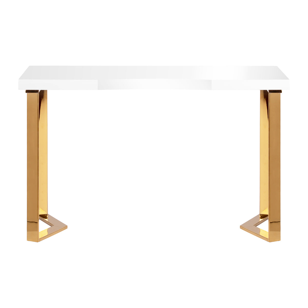 Mesa Manicura Momo 05 Oro-Blanco