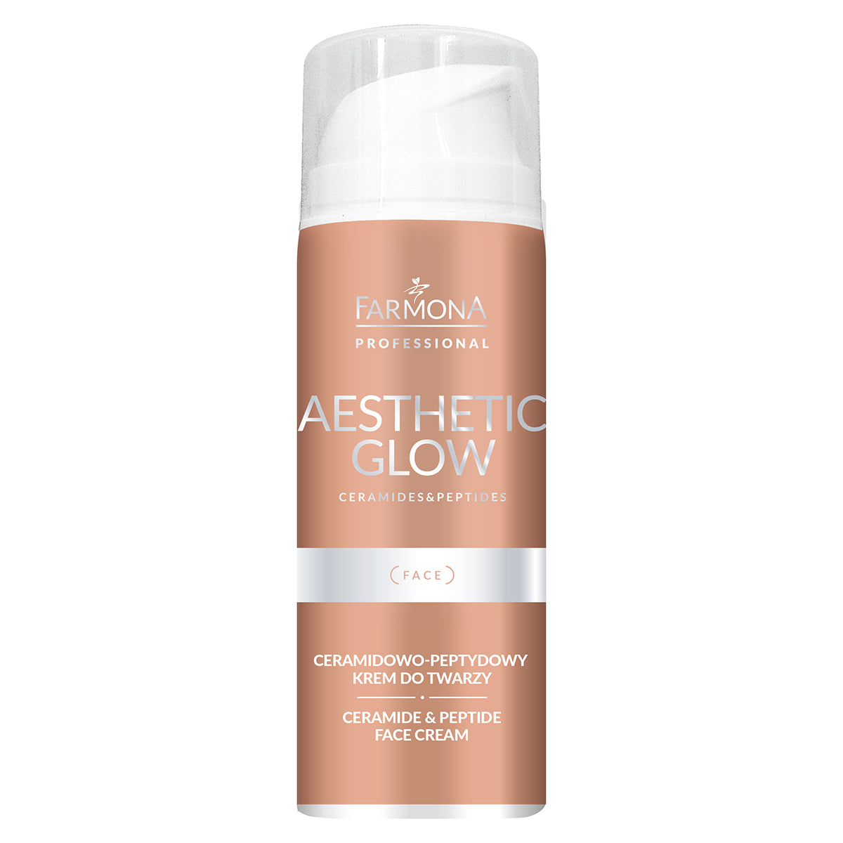 Crema facial Farmona aesthetic glow con ceramidas y péptidos 150ml