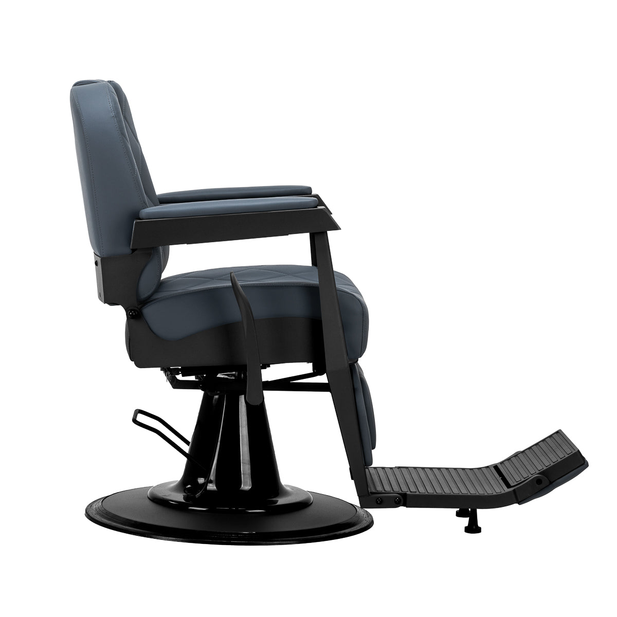 Sillón de Barberia Gabbiano Bruno Azul-Negro