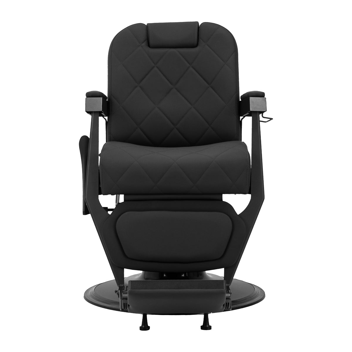 Sillón de Barberia Gabbiano Bruno Negro-Negro