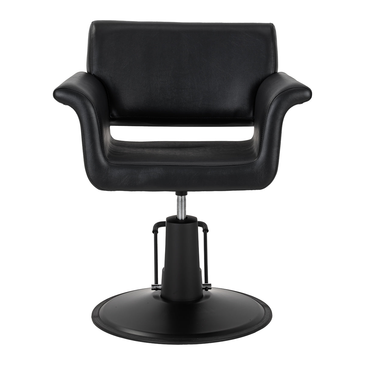 Sillón de peluquería Gabbiano Lucca Negro-Negro
