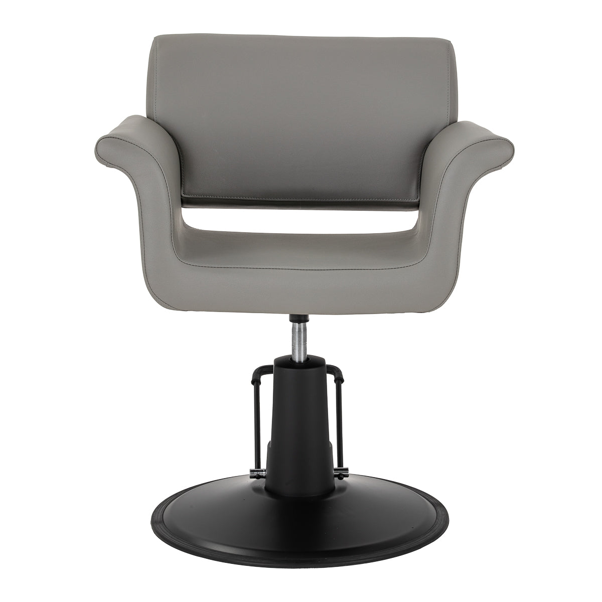 Sillón de peluquería Gabbiano Lucca Gris-Negro