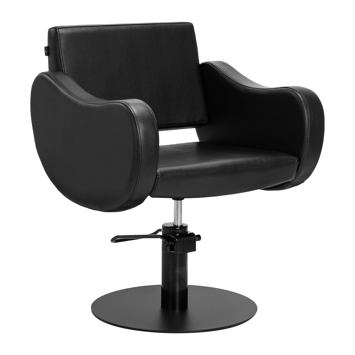 Sillón de peluquería Gabbiano Sevilla Negro-Negro