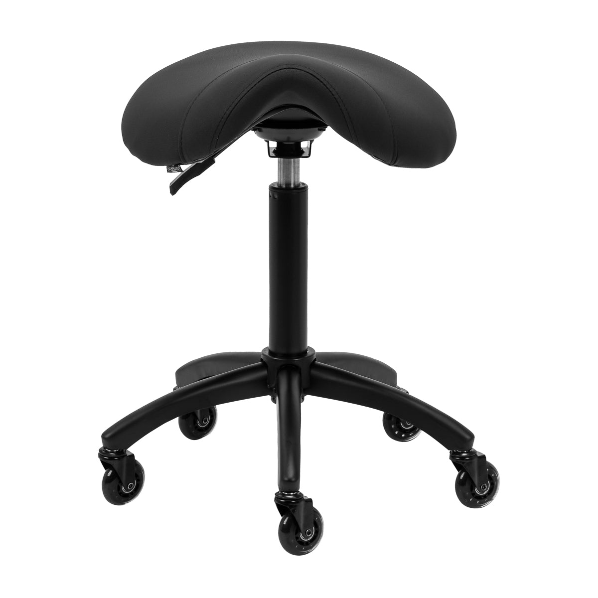 Taburete de silla de montar ajustable Gabbiano D032 Negro